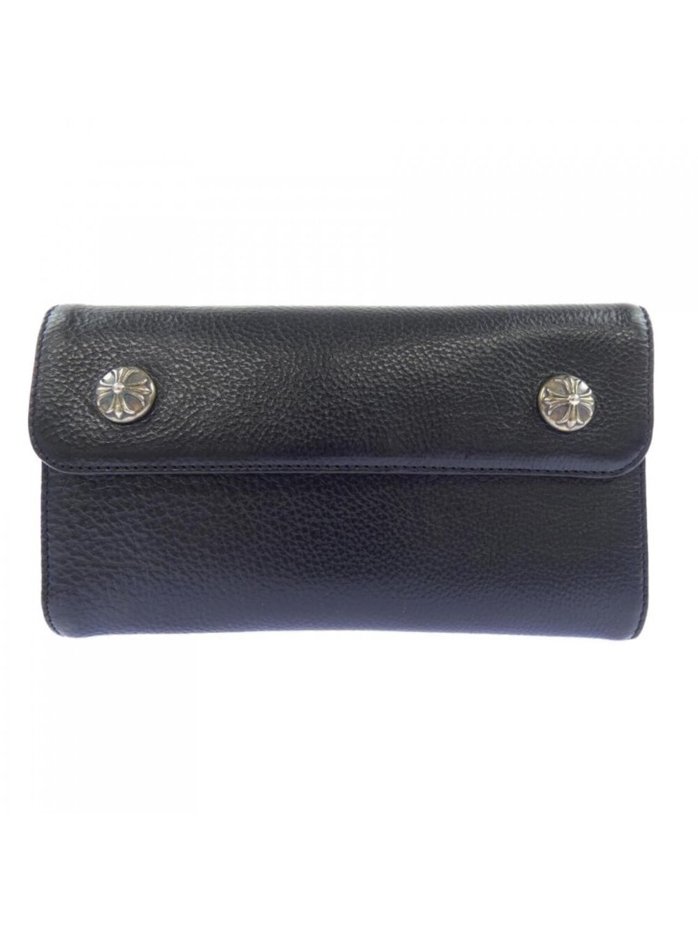Chrome Hearts Wave Cross Btn Button 304 Wallet